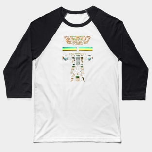 Aviation Cockpit Instrument view Baseball T-Shirt